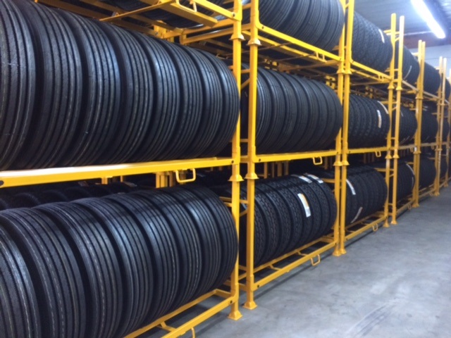 tyre racks for truck tyre storage
