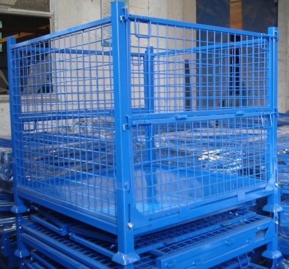 Pallet cage steel stillage